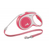 Vodítko Flexi New Comfort M lanko 8m/20kg červená