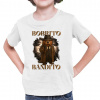 Bobrito Bandito V2 - Italian Brainrot - detské tričko s potlačou - Tričkový | 0 | Biela | Junior