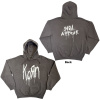 Mikina Korn - Still A Freak, Unisex,Šedá,M