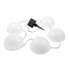 Solárna zapichovacia lampa Eko-Light biela 8 cm 5 ks