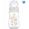 Canpol babies Fľaša sa širokým hrdlom Newborn baby 240ml béžová