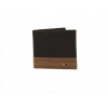 Peňaženka - Vždy divoké portfólio prírodné kožené béžové béžové, hnedé N01-R-RFID Brown-Tan-Men's Product (Pánska kožená peňaženka ALWAYS WILD hnedá horizontálna)