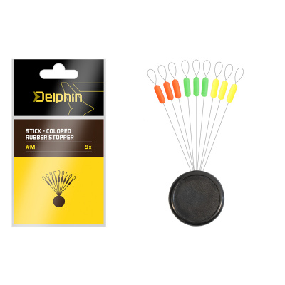 Delphin Stick - Colored rubber stopper - M