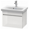 Duravit DuraStyle - Umývadlová skrinka, 40x50x37 cm, 1 zásuvka, lesklá biela DS630302222