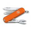VICTORINOX - Malý vreckový nôž Classic SD Colors, 7 funkcií, oranžová 0.6223.83G