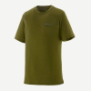 Patagonia Pánské triko Cap Cool Merino Blend Graphic Shirt, Fitz Roy Strata: Pond Green - vel. XL