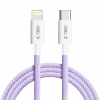 Kábel Tech-protect USB typ C - Apple Lightning 2 m fialový