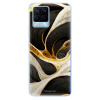 Odolné silikónové puzdro iSaprio - Black and Gold - Realme 8 / 8 Pro