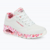 Dámske topánky SKECHERS Uno Loving Love white/red/pink mesh