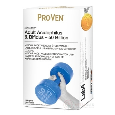 Pro-Ven Adult Acidophilus & Bifidus - 50 Billion cps 14 ks