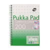 Špirálový zošit, A5, linajkový, 100 listov, PUKKA PAD 