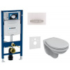 Geberit SET Duofix 111.300.00.5 +WCzávesné Id.Stand.QUARZO +sed.termopl+Sigma50 Biele 111.300.00.5 NR8