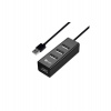 C-TECH UHB-U2, USB HUB 4x USB 2.0, černá (UHB-U2)