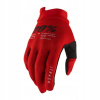 Rukavice 100 % iTrack red S