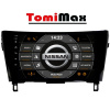 TomiMax Nissan X-Trail, Qashqai Android 14 autorádio s WIFI, GPS, USB, BT HW výbava: 8 Core 4GB+32GB PX HIGH