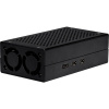Joy-it ALU CASE for Pi5+M2 HAT / AI Kit SBC skriňa Vhodné pre: Raspberry Pi® 5 B vrátane aktívneho chladiča čierna; ALU-CASE-M2