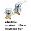 Sprchová batéria - BATÉRIA pre 4-funkčný sprchový kút 100 mm (Sprchová batéria - BATÉRIA pre 4-funkčný sprchový kút 100 mm)