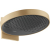HANSGROHE Rainfinity horná sprcha 1jet s nástenným pripojením, priemer 360 mm, kartáčovaný bronz, 26230140