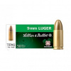 S&B Náboj kulový Sellier a Bellot, Pistol-Revolver, 9mm Luger, 115GR (7,5g), TFMJ, Non Tox