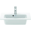 DURAVIT ME by Starck umývadlo do nábytku Compact, s otvorom, s prepadom, 630 x 400 mm, biela, 2342630000