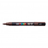 UNI Mitsubishi Pencil Popisovač uni POSCA PC-3M tmavohnedý