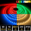 LEDprodukt PROFI LED pásik RGBW 4in1 60LED/m 16W/m 24V IP20 – RGB+teplá biela