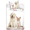 TipTrade bavlna obliečky Šteniatko a mačiatko 140x200 70x90