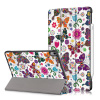 AppleMix Puzdro/kryt pre Apple iPad Air 4 / 5 (2022) - funkcia smart sleep - umelá koža - kvety a motýle
