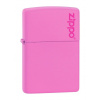 Zippo Pink Matte Logo 26264