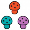 grip BURTON FOAM STOMP PAD Shrooms