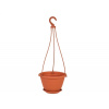 Nohel Garden kvetináč závěsný GALICIA plastový terakota 30x19cm