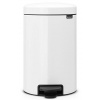 Brabantia Pedálový kôš NewIcon 12L nehorľavý Biela