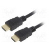 Cable HDMI 2.0 HDMI plug,both sides PVC 1m black 30AWG