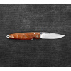 MCUSTA Shinra Emotion 2 Iron wood Damascus 6,5 cm - japonský prežitkový nôž z damaskej ocele, skladací