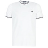 Fred Perry Tričká s krátkym rukávom TWIN TIPPED T-SHIRT Biela