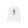 SANTA CRUZ tričko - Digi Hand L/S T-Shirt White (WHITE) veľkosť: 8