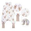 Spací vak so zahrnovacími nohavičkami Teddy Ball, veľ. M, 86/104 Baby Nellys