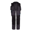 Portwest pracovné nohavice Holster 54 Čierna / sivá