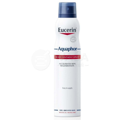 Eucerin Aquaphor Telová masť v spreji na suchú a zhrubnutú pokožku 250 ml masť