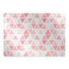 Podložka pod kolieskovú stoličku Podložka pod kolieskovú stoličku ružové trojuholníky mwp-w0012041