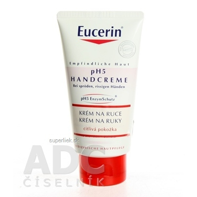 Eucerin pH5 regeneračný krém na ruky pre citlivú pokožku 1x75 ml, 4005800631542