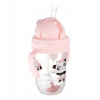 Canpol Babies nevylievací hrnček so slamkou a závažím Exotic Panda ružový 270 ml