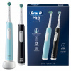 Oral-B Pro 1 DUO, 3D Clean, 3 programy, čierno-modrá