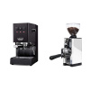 Gaggia Classic E24, black + Eureka Mignon Libra 65 All Purpose, CR white