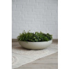 eshop-kvetinace.sk Misa na kvety PLANA, sklolaminát, priemer 54 cm, krémová