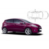 Slnečné clony na okná - FORD Fiesta 5dv. (2008-2017) - Len na bočné stahovacie sklá