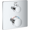 GROHE Grohtherm termostatická batéria pod omietku, pre 2 výstupy, s uzatváracím/prepínacím ventilom, chróm, 24079000