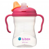 b.box Hrnček s náustkom 4m+ - ružový 240 ml