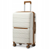 KONO British Traveller kabínová batožina polypropylén - béžová - 36L