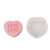 Silikónová forma Srdce True Love 84x80x34mm, 1 ks (Forma na mydlo)